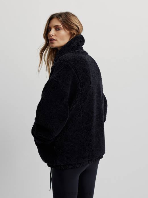 Appleton pullover med halv lynlås Varley Kvinder L460473 beklædning sort