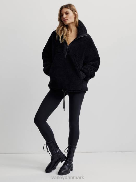 Appleton pullover med halv lynlås Varley Kvinder L460473 beklædning sort