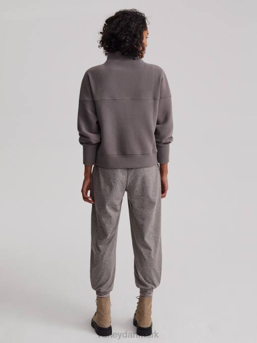 acadia pullover med halv lynlås Varley Kvinder L460203 beklædning dybt kul