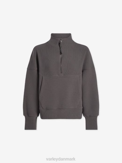acadia pullover med halv lynlås Varley Kvinder L460203 beklædning dybt kul