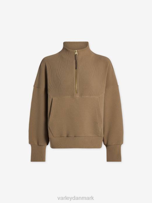 acadia pullover med halv lynlås Varley Kvinder L460204 beklædning fossil