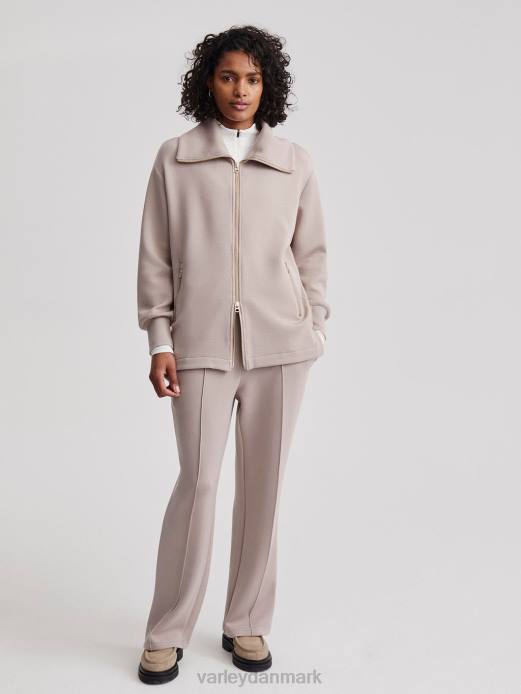 adair jakke med lynlås Varley Kvinder L460110 beklædning taupe ler