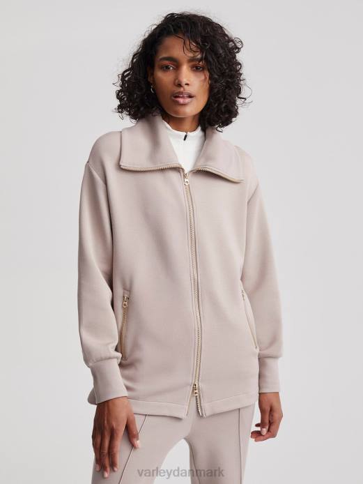 adair jakke med lynlås Varley Kvinder L460110 beklædning taupe ler
