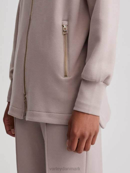 adair jakke med lynlås Varley Kvinder L460110 beklædning taupe ler