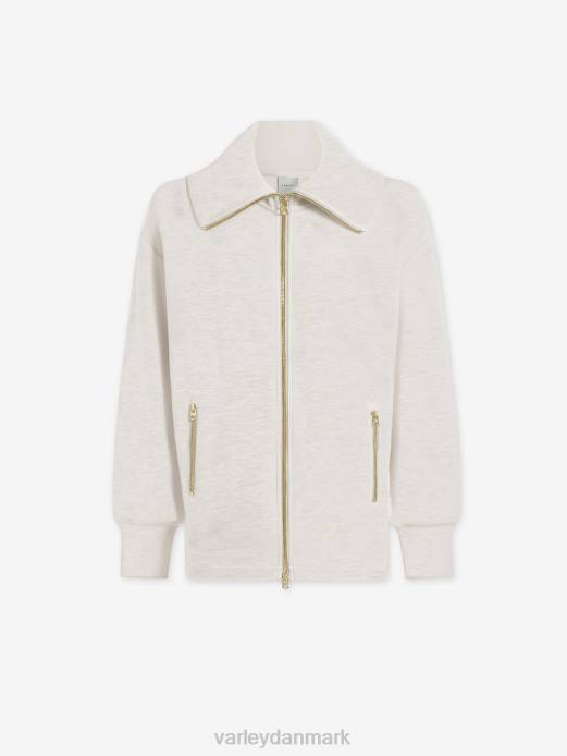 adair jakke med lynlås Varley Kvinder L460112 beklædning elfenbensmergel