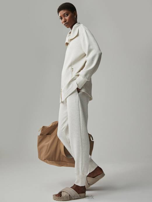 adair jakke med lynlås Varley Kvinder L460112 beklædning elfenbensmergel