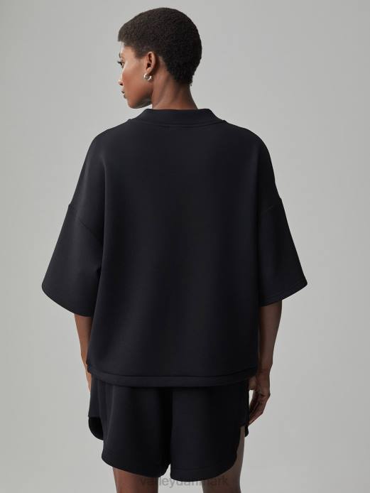 alden kortærmet sweat Varley Kvinder L46040 beklædning sort