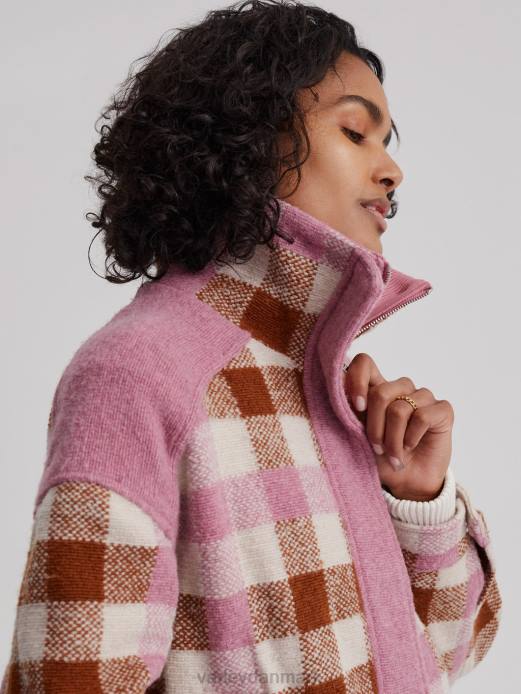 alma jakke Varley Kvinder L460429 beklædning karamel midi tern