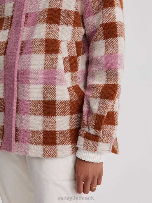 alma jakke Varley Kvinder L460429 beklædning karamel midi tern