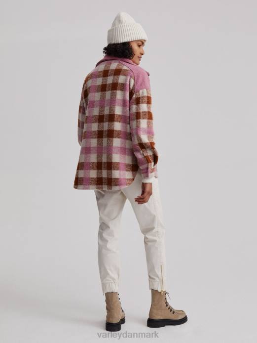 alma jakke Varley Kvinder L460429 beklædning karamel midi tern