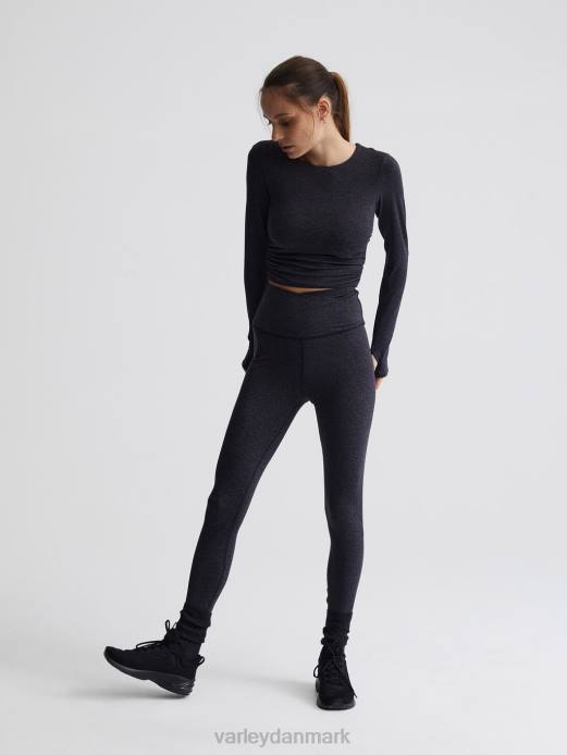 altid varm super høj legging 25\ Varley Kvinder L460397 beklædning sort mergel