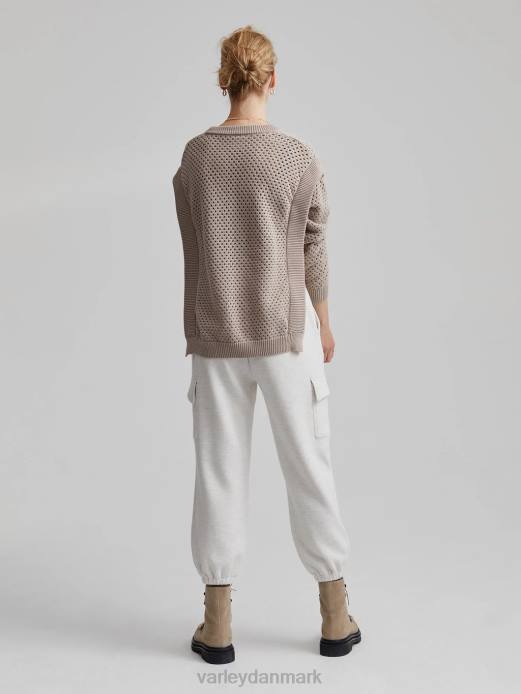 arabella strik Varley Kvinder L460149 beklædning taupe ler