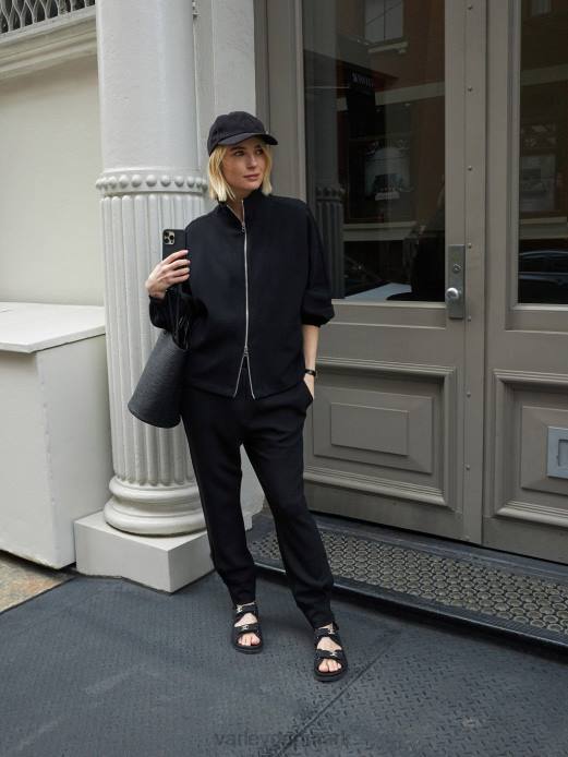 ashbury sved med lynlås Varley Kvinder L46037 beklædning sort