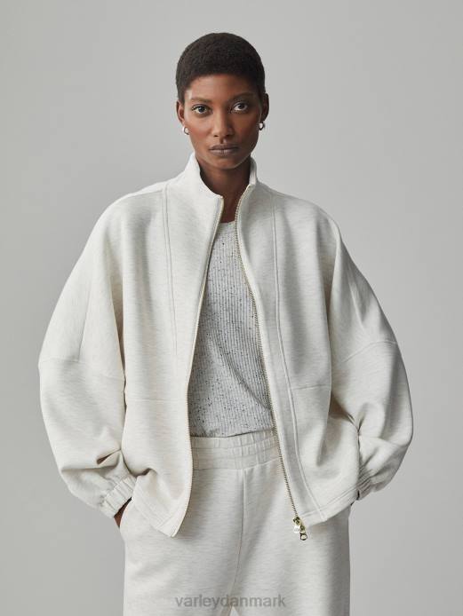 ashbury sved med lynlås Varley Kvinder L46038 beklædning elfenbensmergel