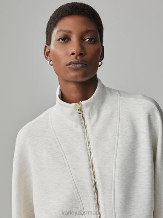 ashbury sved med lynlås Varley Kvinder L46038 beklædning elfenbensmergel