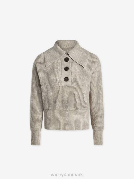 audrey strik polo Varley Kvinder L460197 beklædning oliven sand pletter