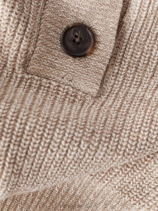 audrey strik polo Varley Kvinder L460197 beklædning oliven sand pletter