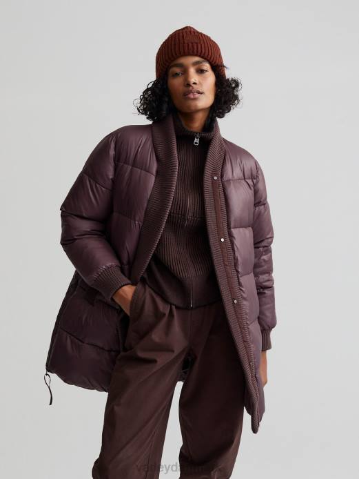 baldwin puffer frakke Varley Kvinder L460442 beklædning rosin