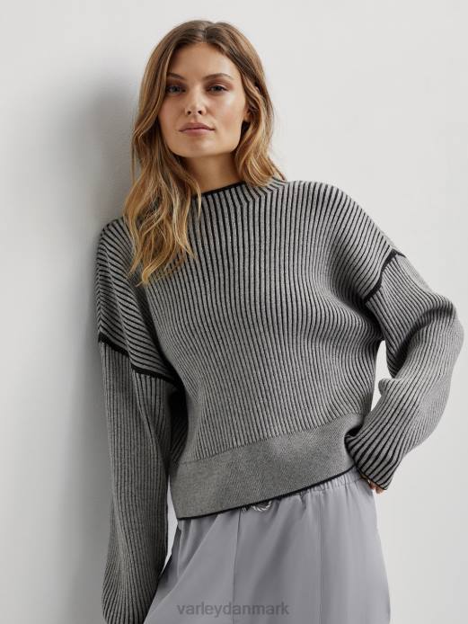 bevillingsstrik Varley Kvinder L460232 beklædning mellemgrå/lysgrå