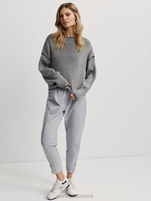 bevillingsstrik Varley Kvinder L460232 beklædning mellemgrå/lysgrå