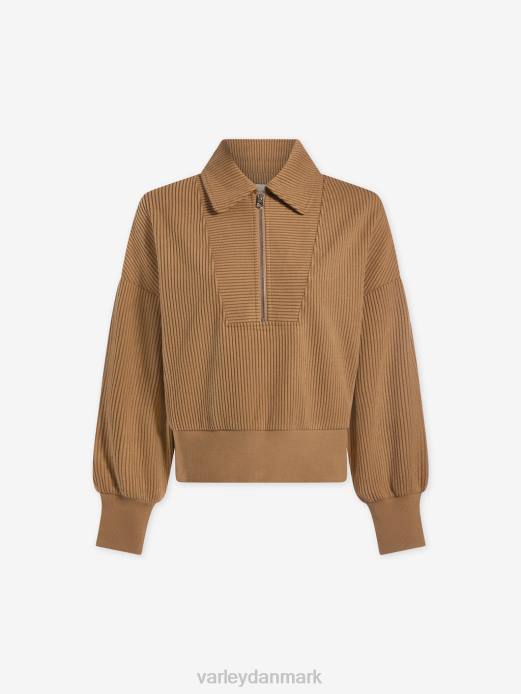 blair pullover med halv lynlås Varley Kvinder L460195 beklædning ørkensand