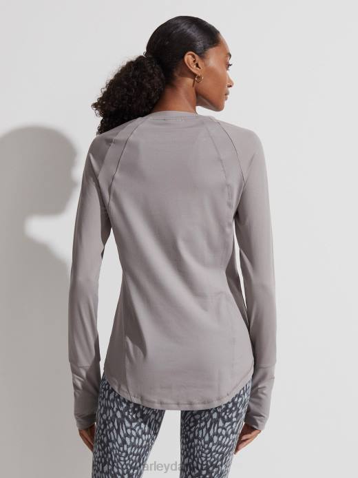 bradford aktiv top Varley Kvinder L460243 beklædning grå flannel