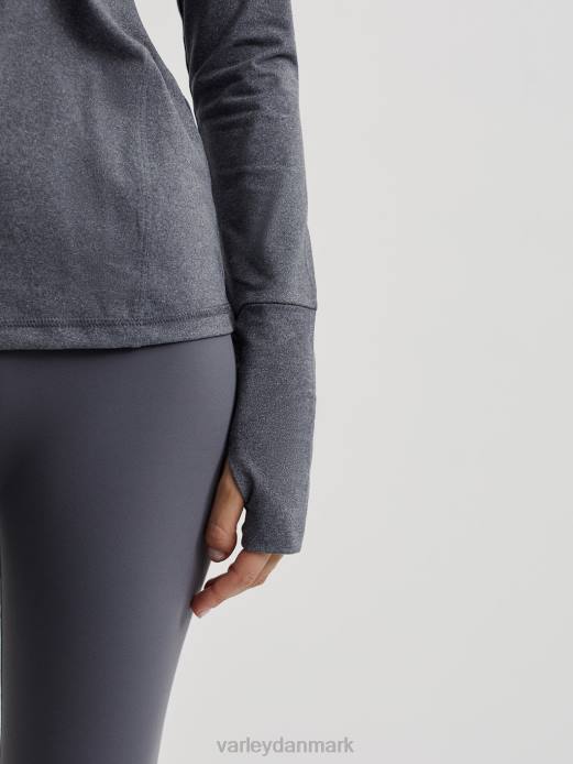 bradford aktiv top Varley Kvinder L460244 beklædning trækul mergel