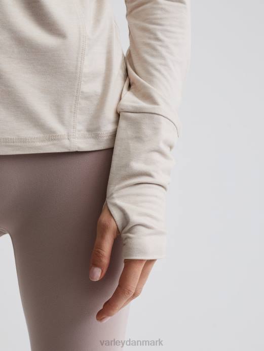 bradford aktiv top Varley Kvinder L460245 beklædning sølvgrå mergel