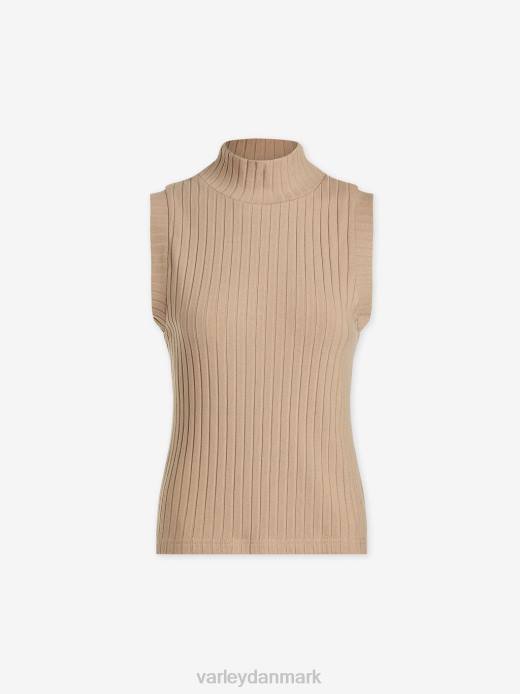 calder højhalset tank Varley Kvinder L46080 beklædning lys taupe