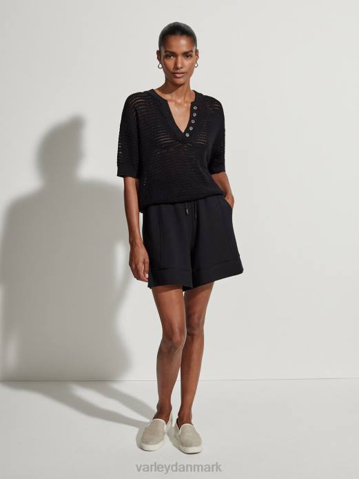 callie strik top Varley Kvinder L46082 beklædning sort