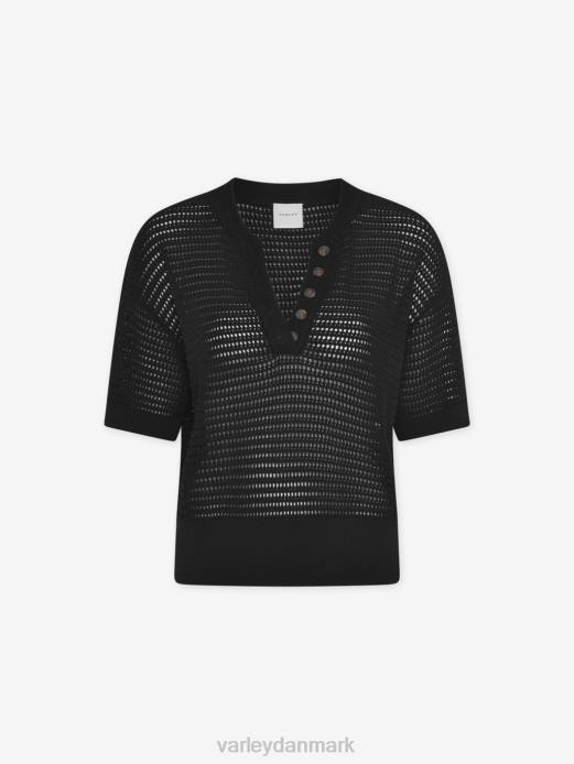 callie strik top Varley Kvinder L46082 beklædning sort