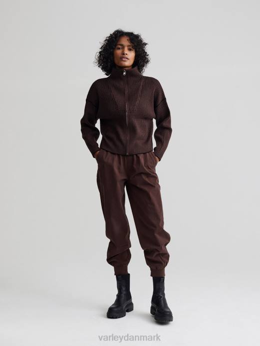 carmen strik jakke Varley Kvinder L460179 beklædning kaffebønne