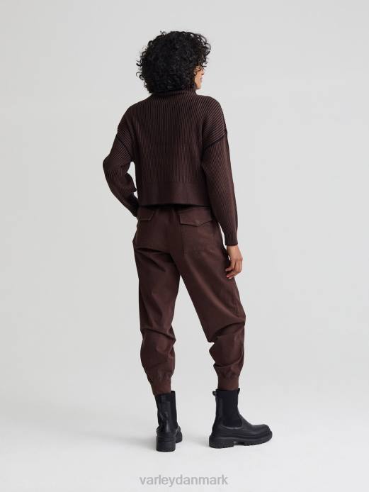 carmen strik jakke Varley Kvinder L460179 beklædning kaffebønne