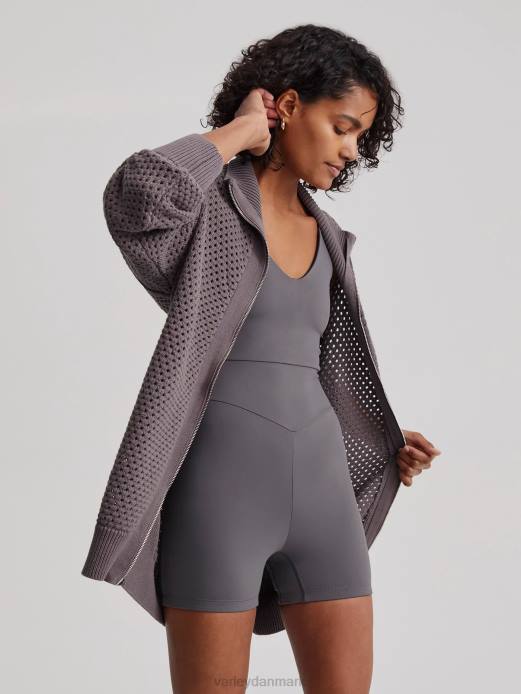 cassady strik jakke Varley Kvinder L460155 beklædning dybt kul