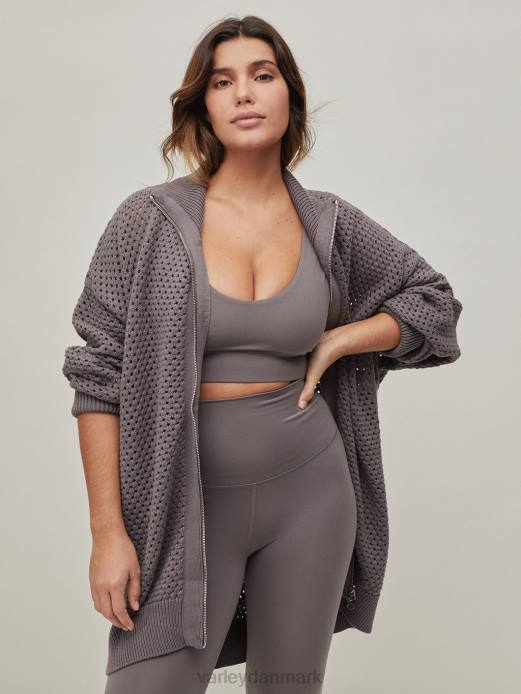 cassady strik jakke Varley Kvinder L460155 beklædning dybt kul