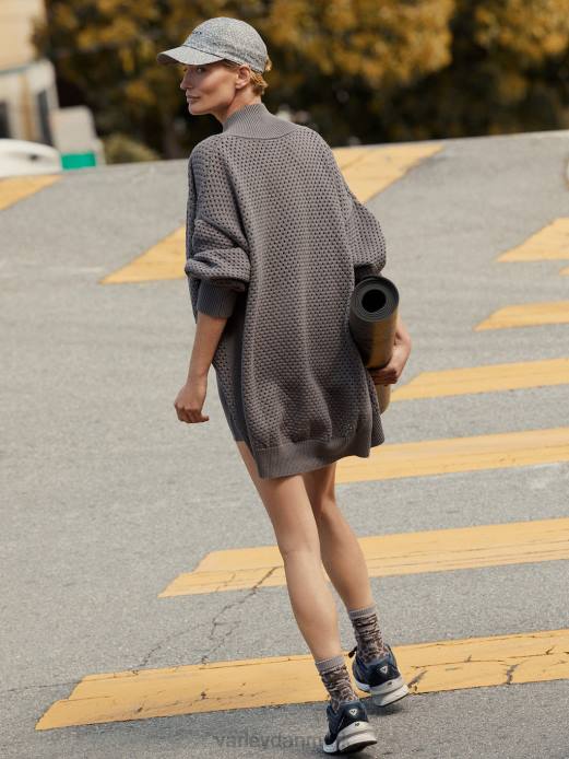 cassady strik jakke Varley Kvinder L460155 beklædning dybt kul