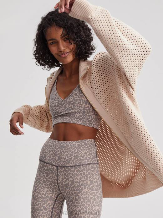 cassady strik jakke Varley Kvinder L460156 beklædning røg rødme