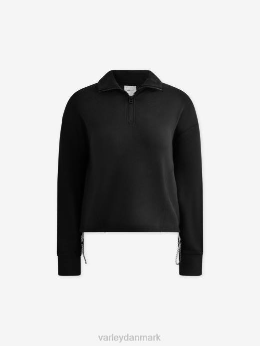 collett pullover med halv lynlås Varley Kvinder L460237 beklædning sort