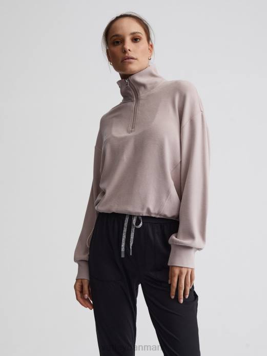 collett pullover med halv lynlås Varley Kvinder L460239 beklædning sfinx