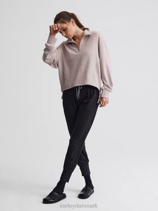 collett pullover med halv lynlås Varley Kvinder L460239 beklædning sfinx