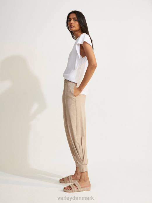 custer joggingbukser Varley Kvinder L460400 beklædning taupe mergel
