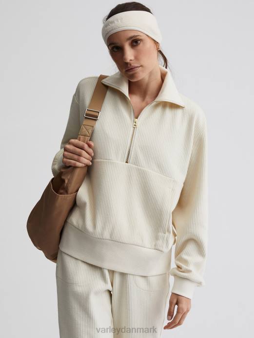 cyrus pullover med halv lynlås Varley Kvinder L460227 beklædning hejre