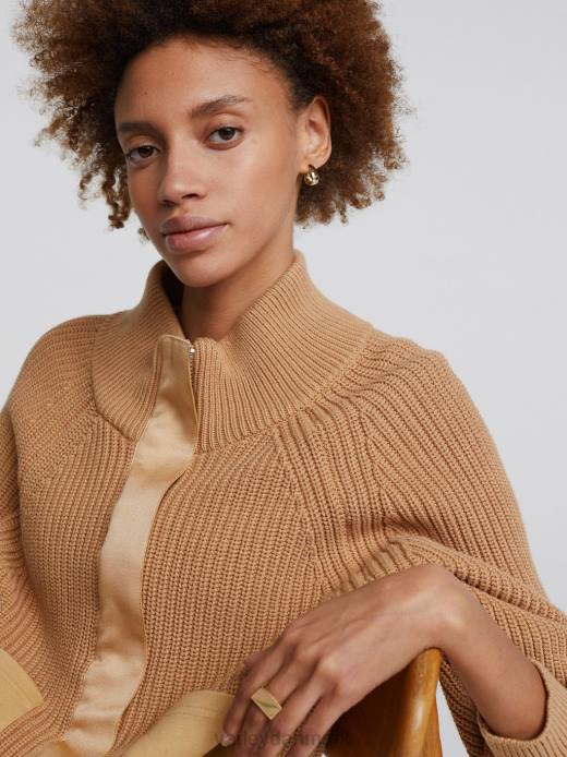 delfern jakke Varley Kvinder L460466 beklædning is kaffe