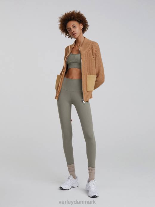 delfern jakke Varley Kvinder L460466 beklædning is kaffe