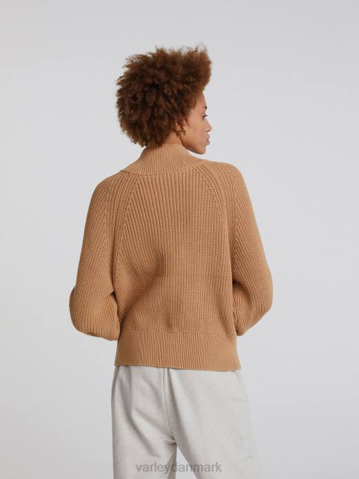 delfern jakke Varley Kvinder L460466 beklædning is kaffe