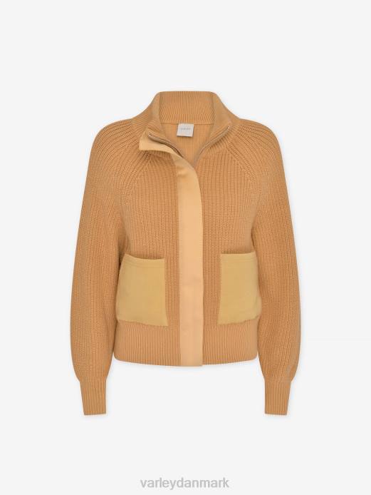 delfern jakke Varley Kvinder L460466 beklædning is kaffe