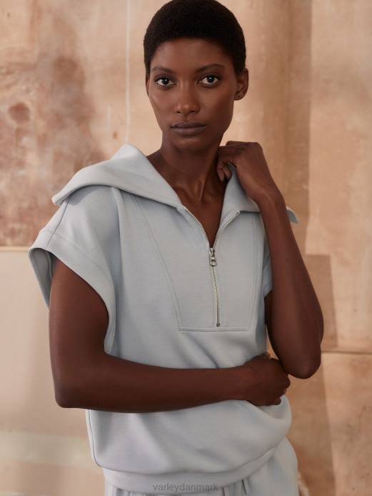 dexter sved med halv lynlås Varley Kvinder L46033 beklædning perleblå