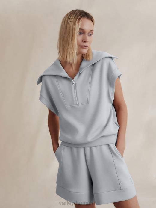 dexter sved med halv lynlås Varley Kvinder L46033 beklædning perleblå