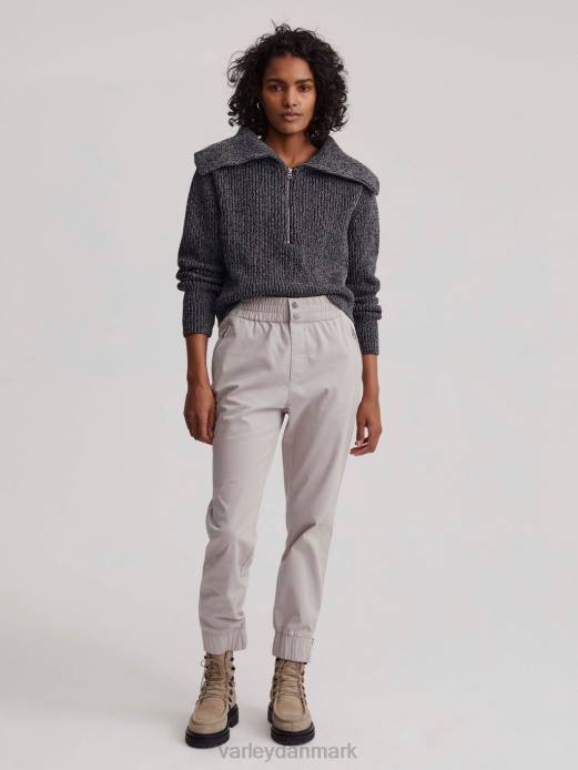 elise pullover med halv lynlås Varley Kvinder L460198 beklædning sort