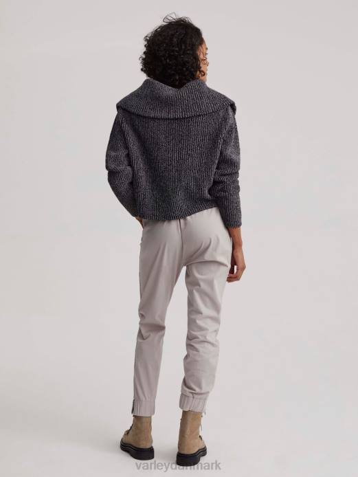 elise pullover med halv lynlås Varley Kvinder L460198 beklædning sort